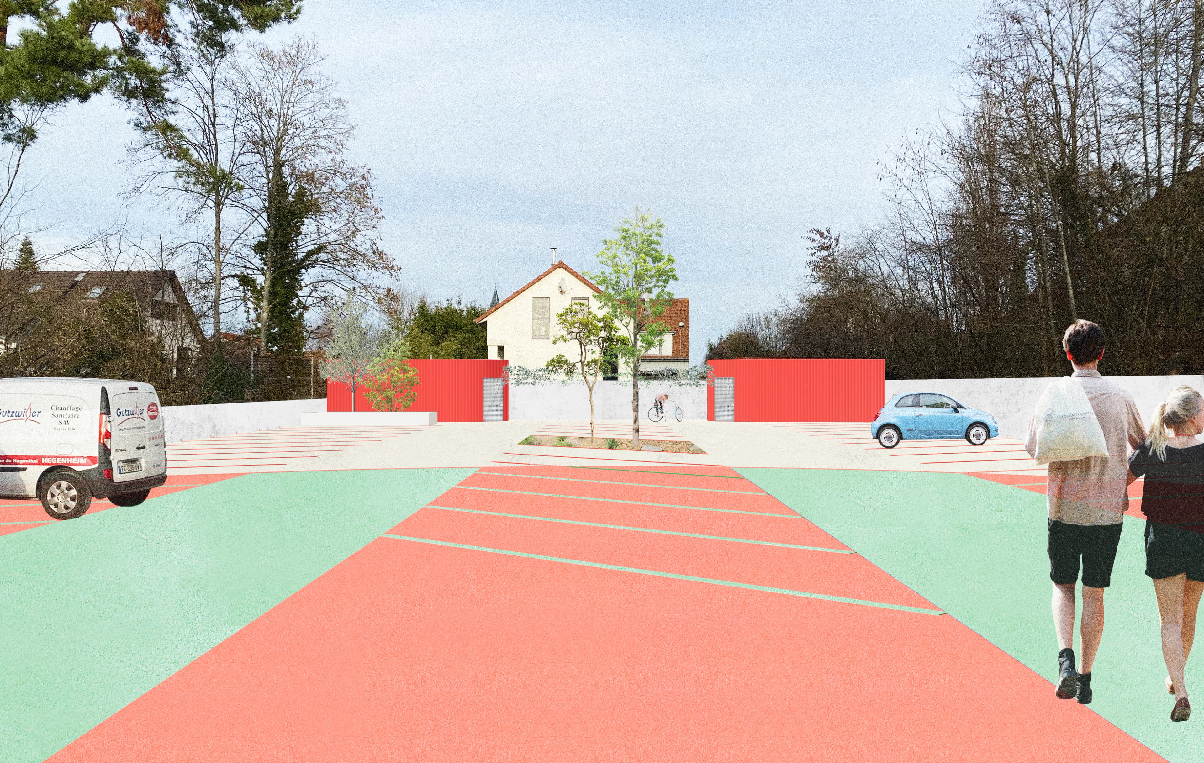 Gymnase de Saverne — vue d’ensemble du gymnase