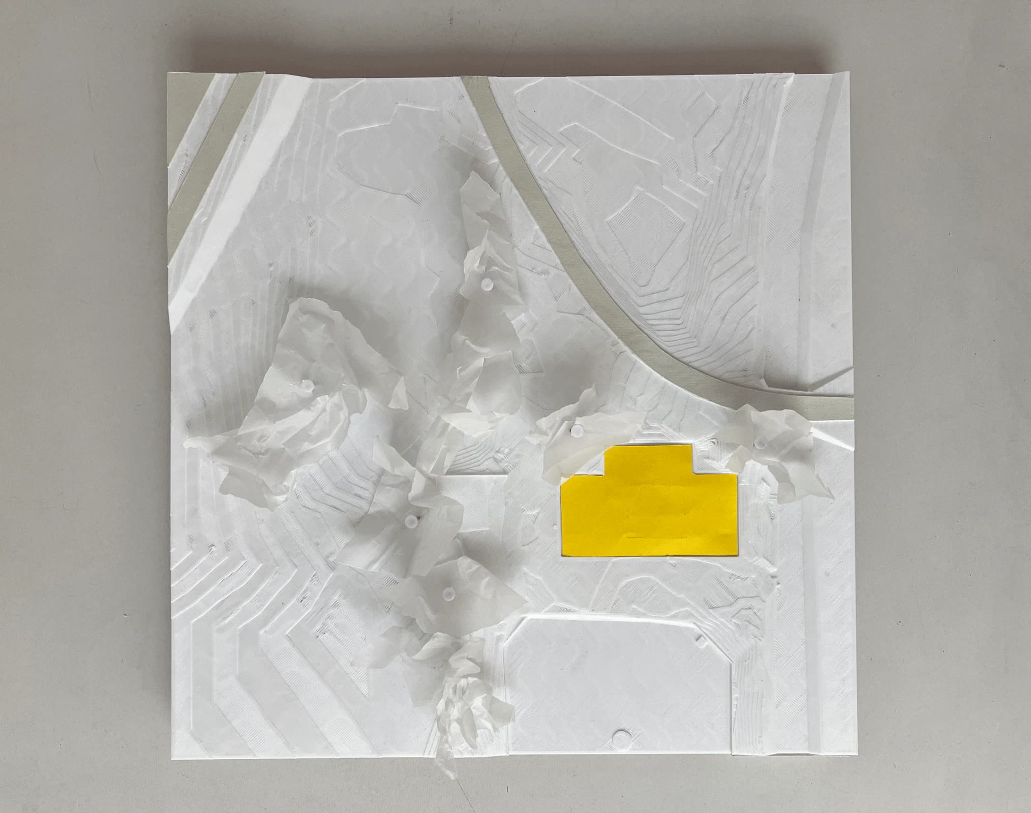 Club-house de Mackenheim — maquette volumétrique