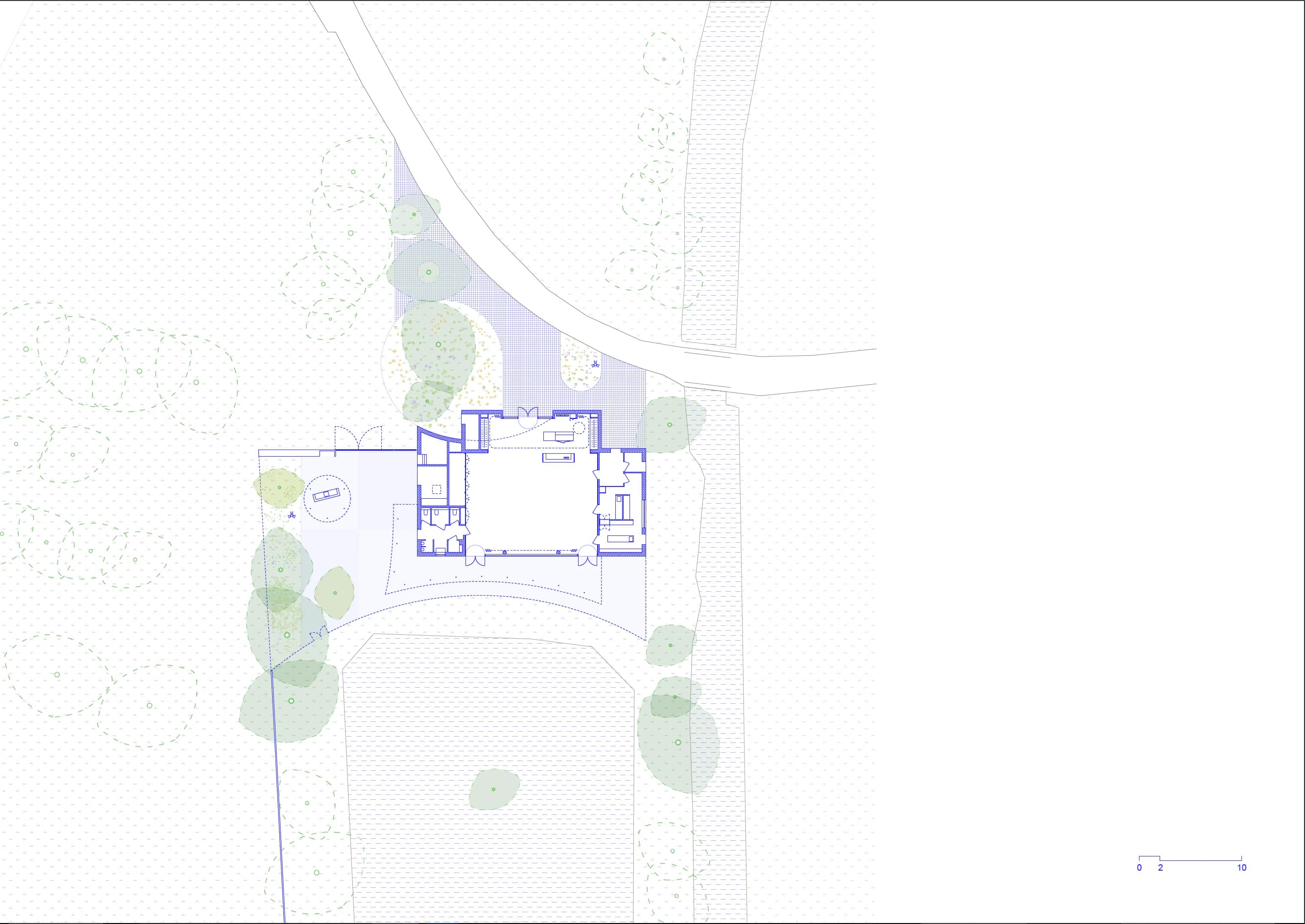 Club-house de Mackenheim — plan masse